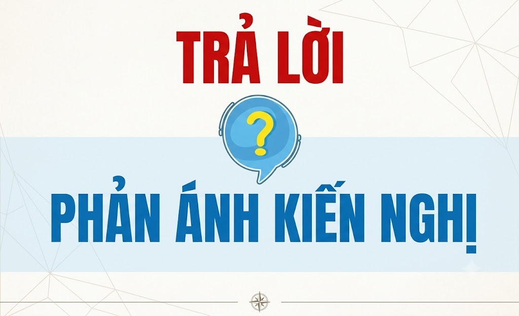 Thông báo kết quả trả lời đơn kiến nghị.