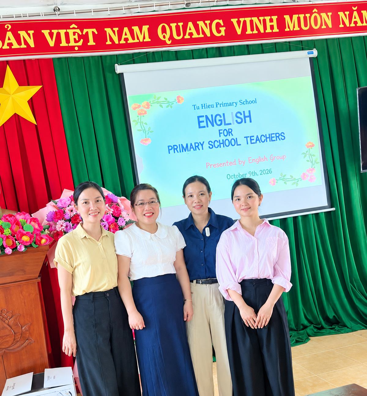 TRƯỜNG TIỂU HỌC TÔ HIỆU TỔ CHỨC CHUYÊN ĐỀ TIẾNG ANH CHO GIÁO VIÊN TIỂU HỌC